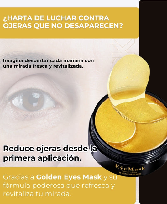 GOLDEN EYE MASK: PARCHE PARA OJERAS COLAGENO 60 PCS