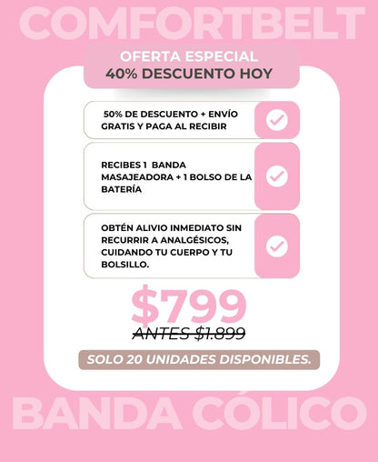 COMFORTBELT: BANDA PARA DOLOR TIPO CÓLICO