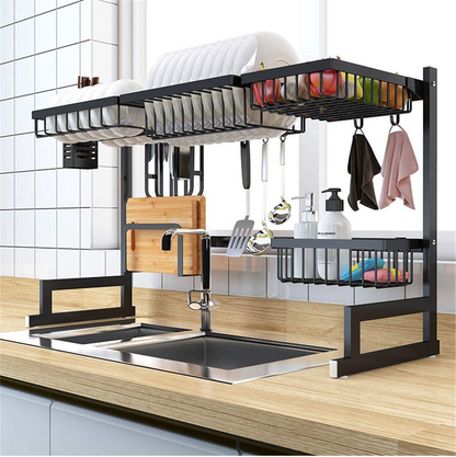 RACKMAX™️ ESTANTE ESCURRIDOR Y ORGANIZADOR DE COCINA