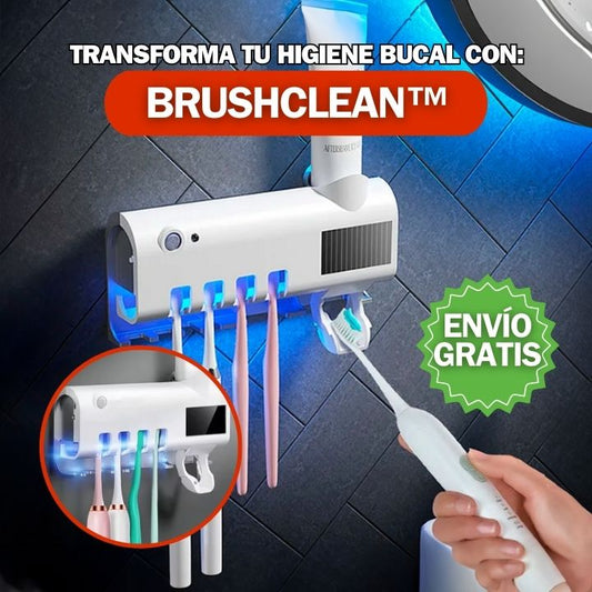 BRUSHCLEAN™️ PORTACEPILLOS ESTERILIZADOR INTELIGENTE CON RAYOS UV