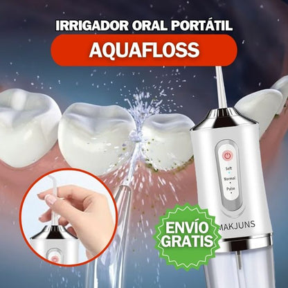 AQUAFLOSS IRRIGADOR ORAL ANTISARRO PORTÁTIL