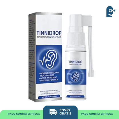 TINNIDROP: SPRAY PARA ALIVIO Y LIMPIEZA DE OÍDOS