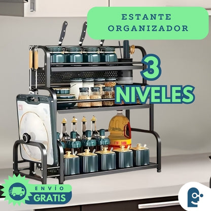 EASYRACK: ESTANTE ORGANIZADOR 3 NIVELES