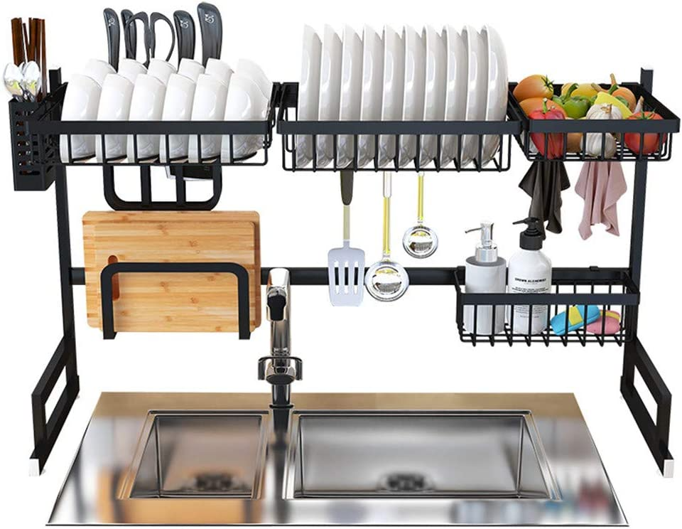 RACKMAX™️ ESTANTE ESCURRIDOR Y ORGANIZADOR DE COCINA