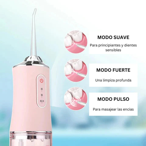 AQUAFLOSS IRRIGADOR ORAL ANTISARRO PORTÁTIL