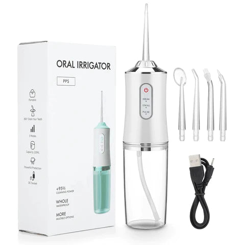 AQUAFLOSS IRRIGADOR ORAL ANTISARRO PORTÁTIL